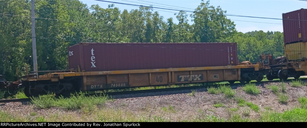 DTTX 745686 and one container